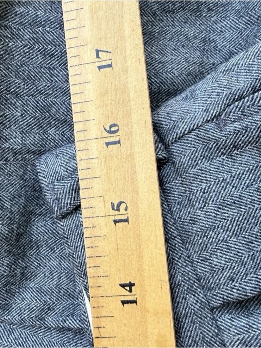Polo by Ralph Lauren Herringbone Charcoal Gray Wool Suit
